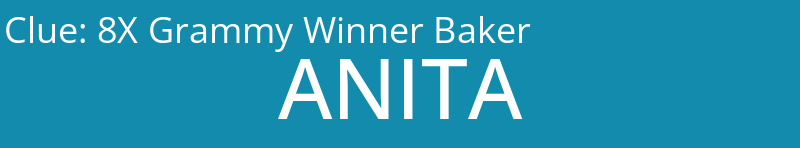 8X Grammy Winner Baker