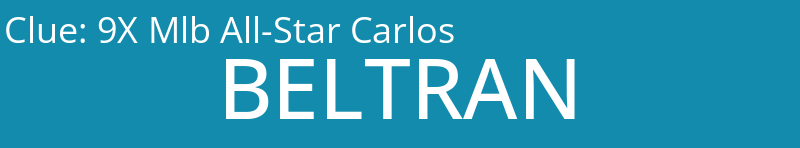 9X Mlb All-Star Carlos