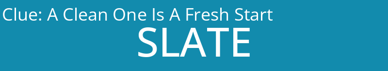 A Clean One Is A Fresh Start