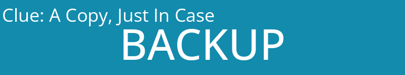 A Copy, Just In Case