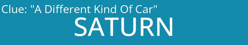 "A Different Kind Of Car"