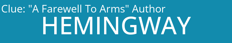 "A Farewell To Arms" Author
