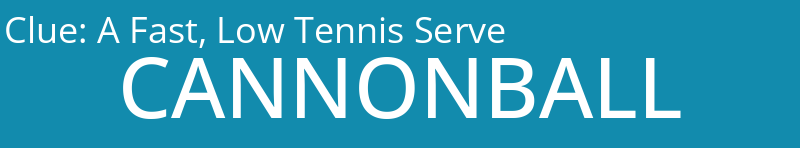 A Fast, Low Tennis Serve