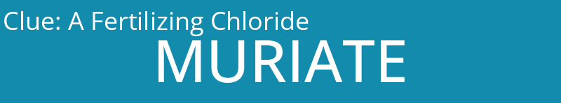 A Fertilizing Chloride