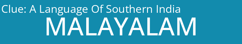 A Language Of Southern India