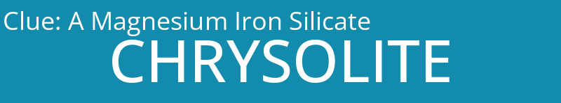 A Magnesium Iron Silicate