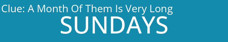 A Month Of Them Is Very Long