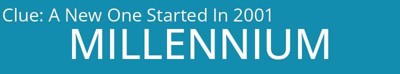 A New One Started In 2001