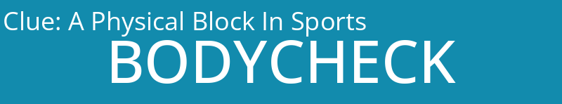 A Physical Block In Sports
