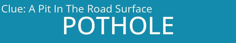 A Pit In The Road Surface
