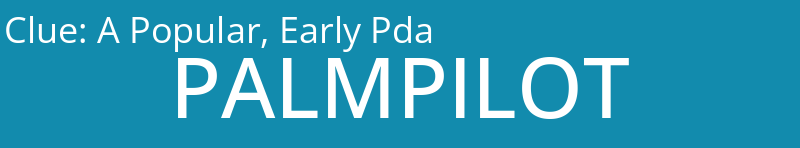 A Popular, Early Pda