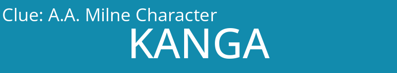 A.A. Milne Character