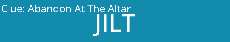 Abandon At The Altar