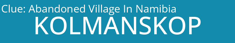 Abandoned Village In Namibia