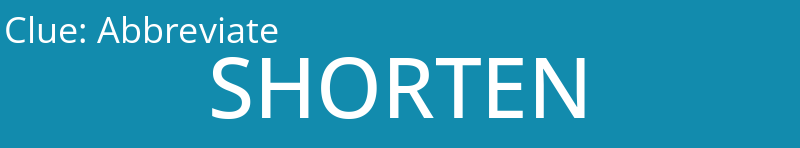 Abbreviate