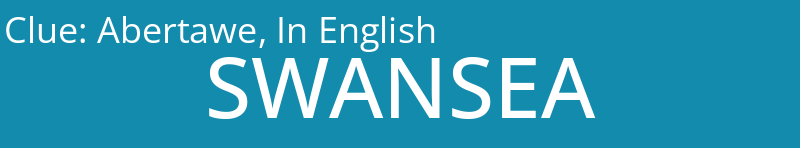Abertawe, In English