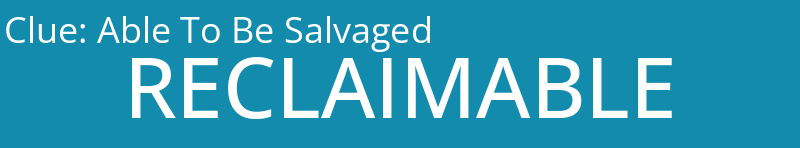 Able To Be Salvaged