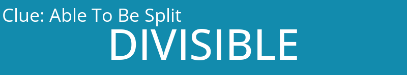 Able To Be Split
