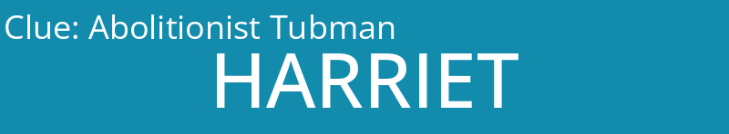 Abolitionist Tubman