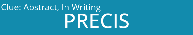 Abstract, In Writing 