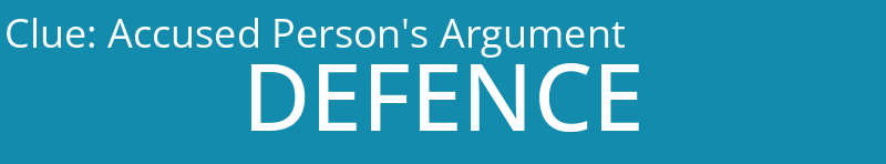 Accused Person's Argument