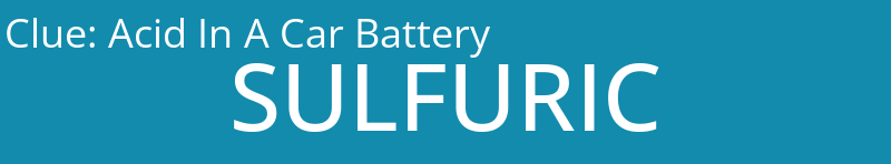 Acid In A Car Battery