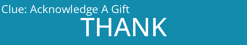 Acknowledge A Gift