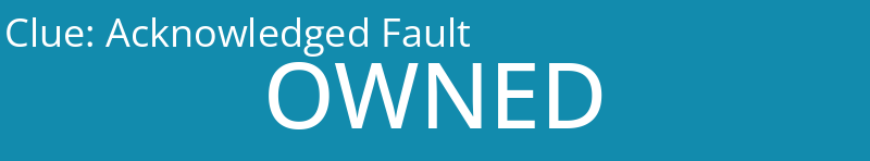 Acknowledged Fault