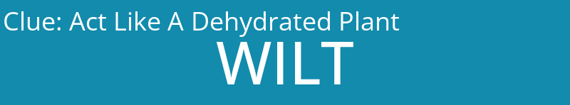 Act Like A Dehydrated Plant