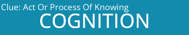 Act Or Process Of Knowing