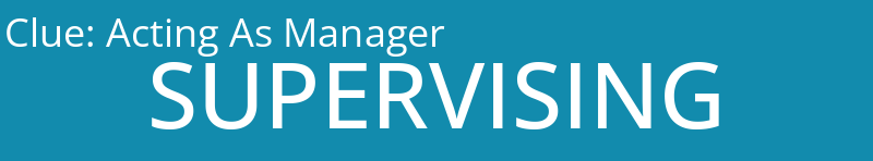 Acting As Manager