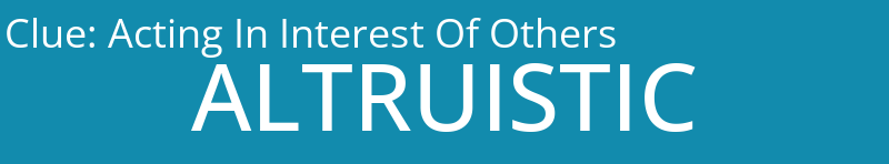 Acting In Interest Of Others