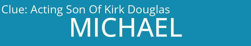 Acting Son Of Kirk Douglas