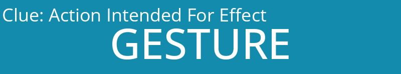 Action Intended For Effect