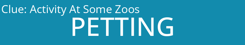 Activity At Some Zoos