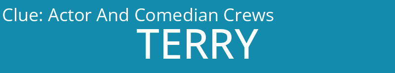 Actor And Comedian Crews