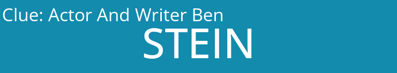Actor And Writer Ben