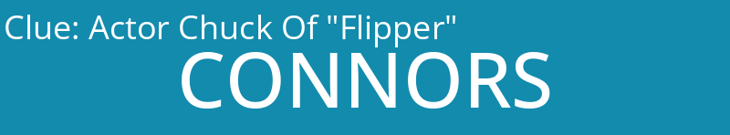 Actor Chuck Of "Flipper"