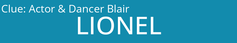 Actor & Dancer Blair