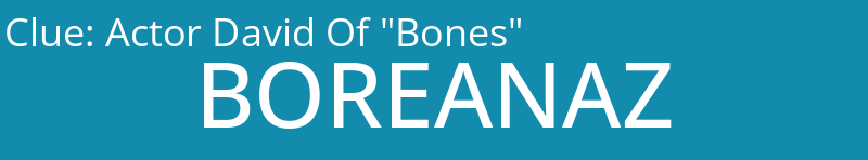 Actor David Of "Bones"