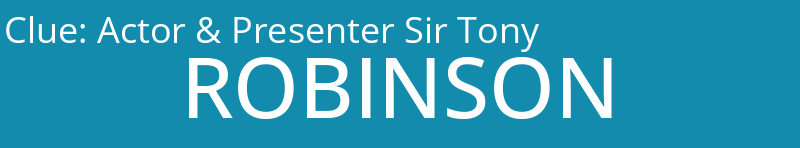 Actor & Presenter Sir Tony