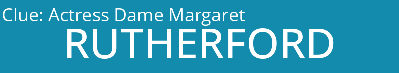 Actress Dame Margaret