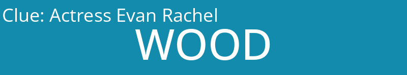 Actress Evan Rachel