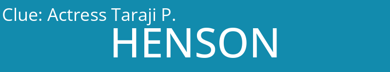 Actress Taraji P.