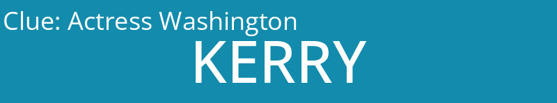 Actress Washington