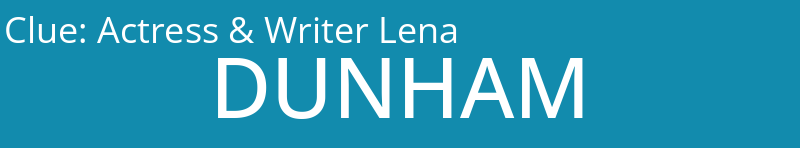Actress & Writer Lena