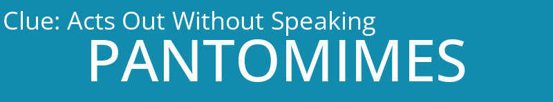 Acts Out Without Speaking