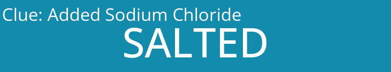 Added Sodium Chloride