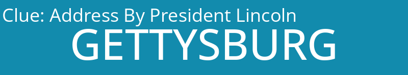 Address By President Lincoln