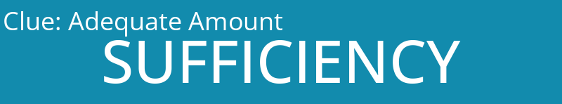 Adequate Amount